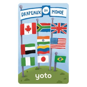 Carte Yoto – Drapeaux du monde