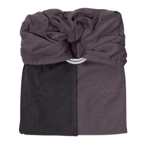 Petite écharpe sans noeud Anthracite/Marron glacé – PESN – Love Radius