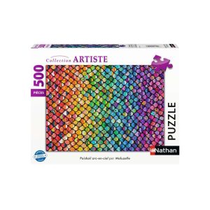Puzzle Poiskaïï arc-en-ciel / Maluzelle – 500 Pièces – Nathan