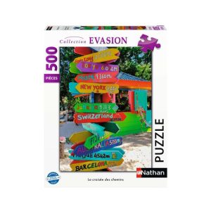 Puzzle La croisée des chemins – 500 pièces – Nathan