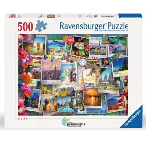 Puzzle 500 pièces – Cartes postales – Ravensburger