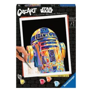 Peinture par numéro adulte – CreArt – 24x30cm – R2D2 – Ravensburger