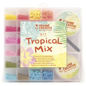 Boite perles de rocaille + Heishi – Graine Créative