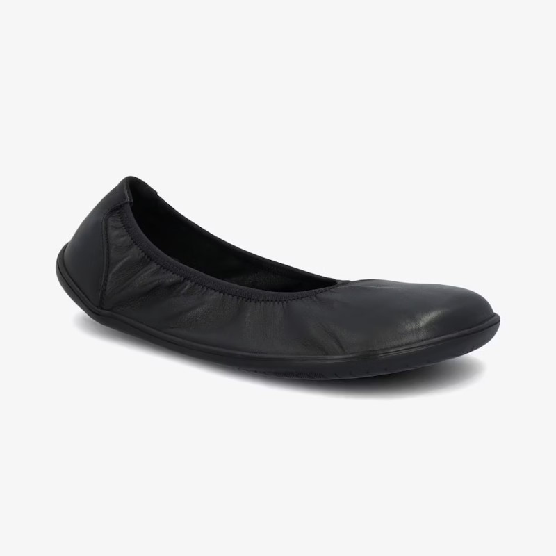 Ballerine Lily noire Barefoot + – Groundies