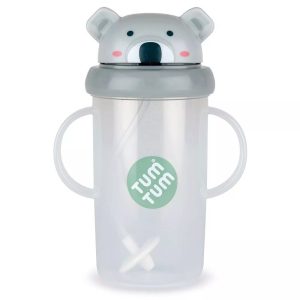 Grande tasse anti fuite + paille lestée Koala