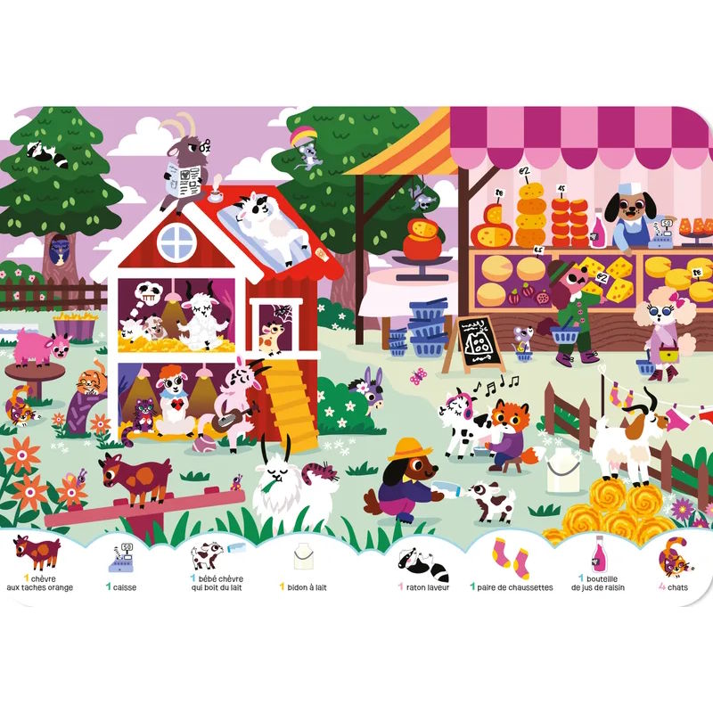 Mon tout premier cherche et trouve – La ferme – Deux coqs d’or – Image 5