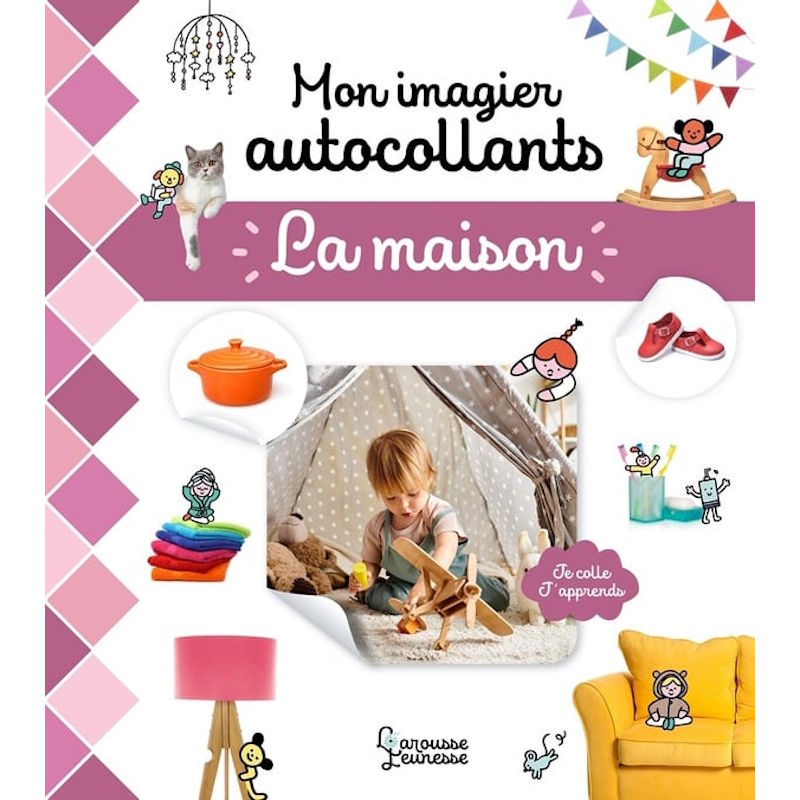 Mon imagier autocollants La Maison – Larousse