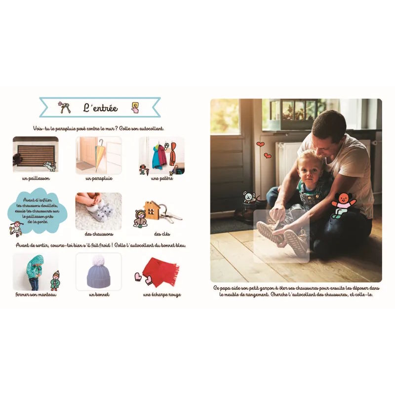 Mon imagier autocollants La Maison – Larousse – Image 2