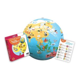 Globe Terrestre gonflable – Petits voyageurs