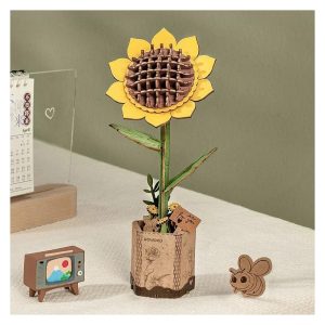 Fleur en bois – Tournesol – Rolife