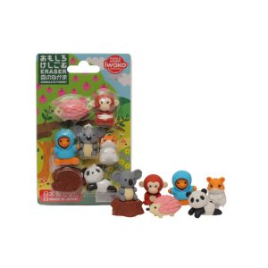 Set de gommes – Les animaux de la forêt