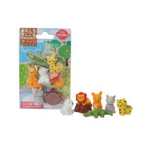 Set de gommes – Safari – Iwako