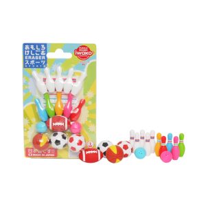 Set de gommes – Sports – Iwako