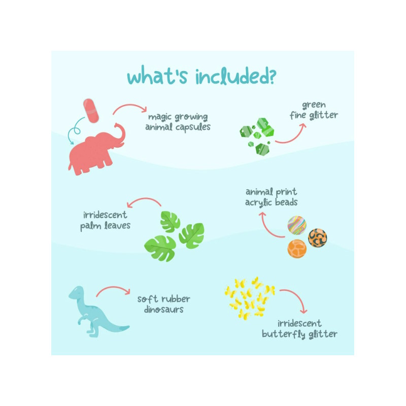 Sachet Safari pour bocal sensoriel – Glo Pals – Image 3