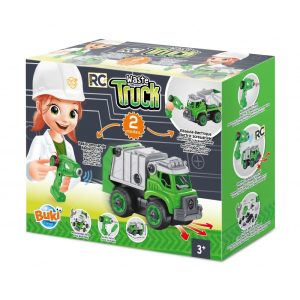 Camion de poubelle radiocommandé à construire – Buki