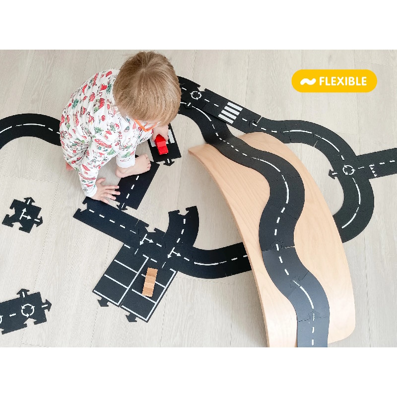 Circuit flexible – 40 pièces – Roi de la route – Waytoplay – Image 3