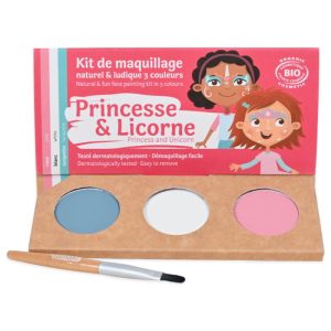 Kit de maquillage 3 couleurs ” Princesse & Licorne BIO – Namaki