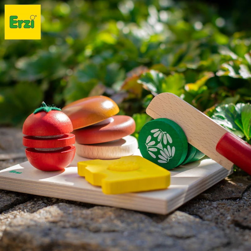 Assortiment – Cheeseburger en bois – Erzi – Image 2