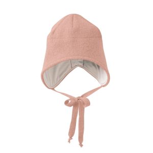 Bonnet en laine bouillie bio Rose – Disana