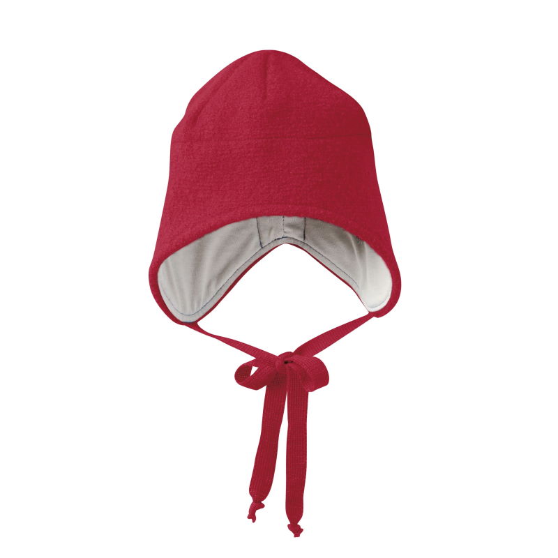 Bonnet en laine bouillie bio Bordeaux – Disana