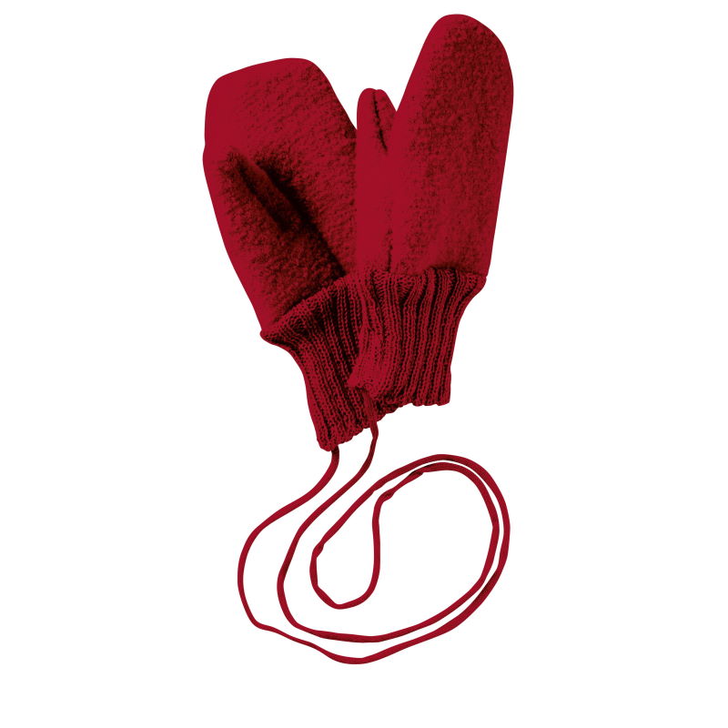 Gants en laine bouillie bio Bordeaux – Disana