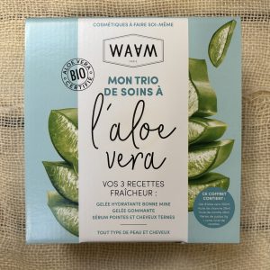 Coffret WAAM Mon trio de soins à l&rsquo;aloe vera