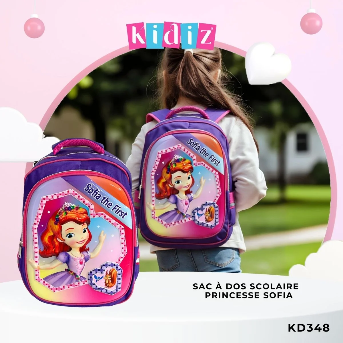 Sac à Dos Princesse Sofia – KD348