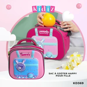 Sac à goûter ‘Happy’ pour fille – KD369