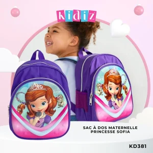 Sac à dos maternelle Princesse Sofia KD381