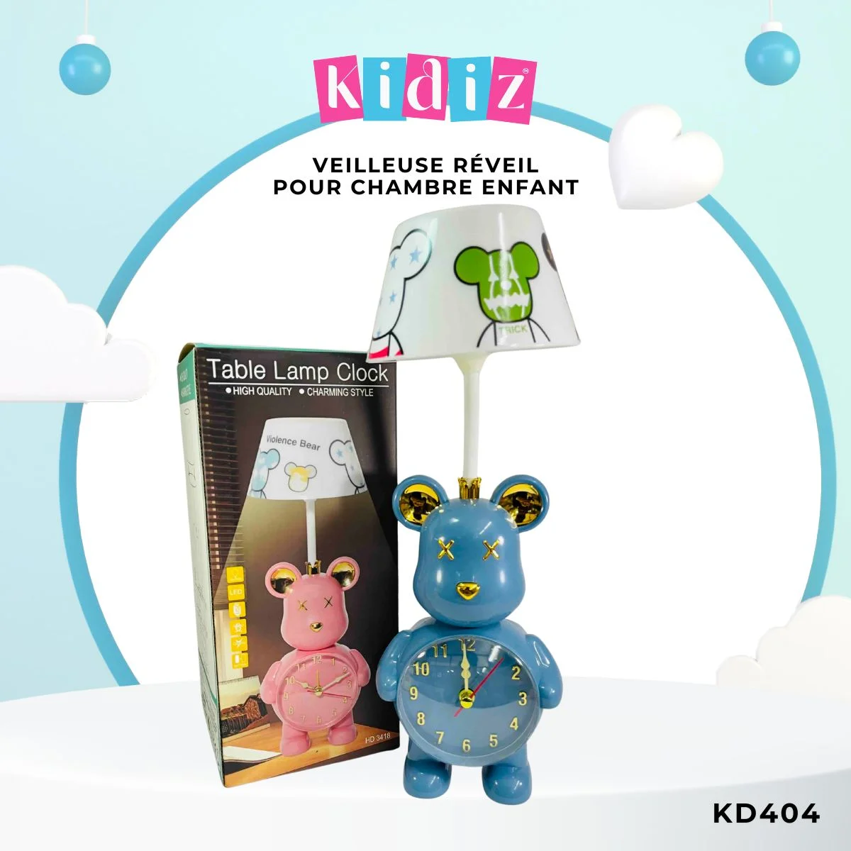Veilleuse Réveil pour Chambre Enfant KD404 – Image 2