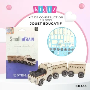 Kit de construction en bois jouet éducatif KD435