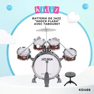 Batterie de Jazz Shock Flash avec Tabouret KD466