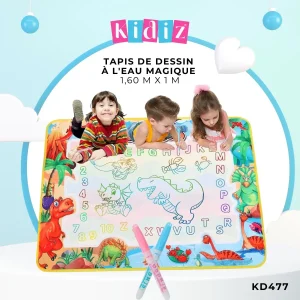 Tapis de dessin à l&rsquo;eau magique 1,60 m x 1 m KD477