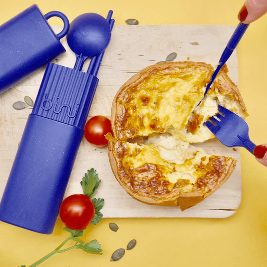 Couverts réutilisables en fibre de bois