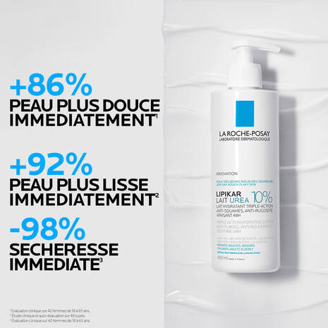 LIPIKAR HYDRATANT LAIT UREA 10% pour peaux très sèches, rugueuses et squameuses – Image 2