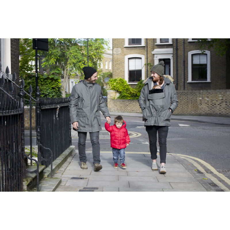 Manteau de portage Homme Bandicoot Gris – Wombat & Co – Image 8