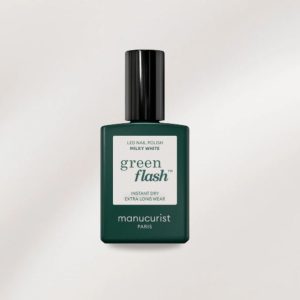 Vernis semi-permanent Green Flash Milky White