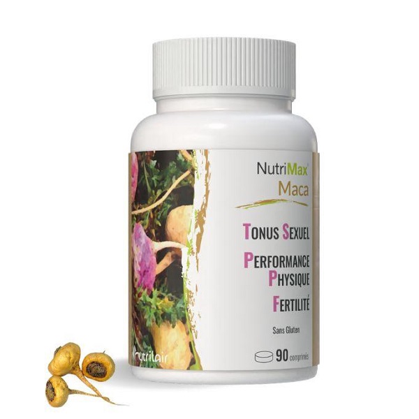 NutriMax Maca – Sans Gluten -90 comprimés
