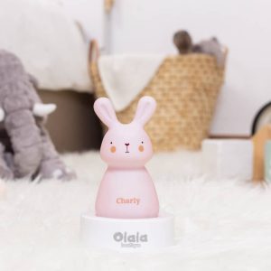 Veilleuse Lapin Charly Induction ROSE
