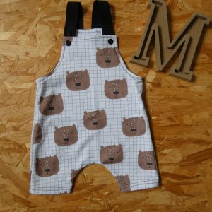 Salopette courte Ours – Moomie