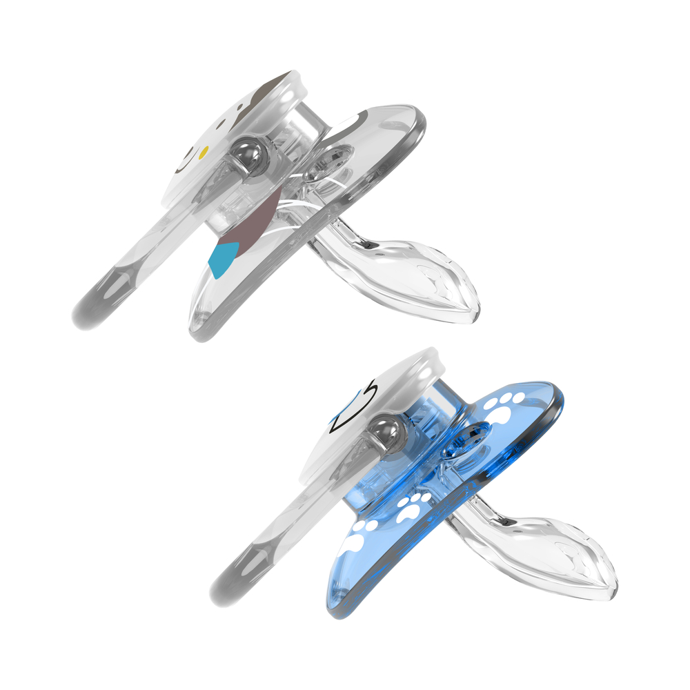 Dr. Brown&rsquo;s Sucette phase 2 têtes d&rsquo;animaux, pack de 2 – Image 3