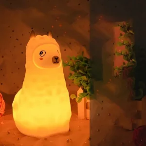 Veilleuse lama rechargeable pour enfants