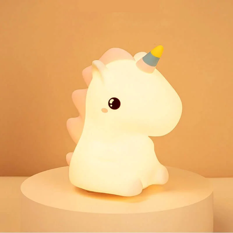 Adorable veilleuse en forme de licorne