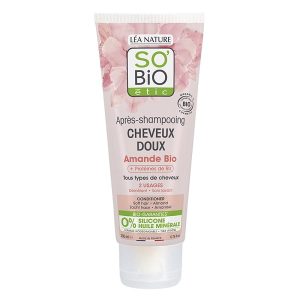 Après shampooing cheveux doux lait d&rsquo;amande – tous types de cheveux – sobio