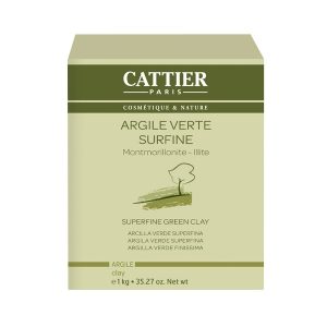 Cattier  Argile Verte Surfine Bio -1 kg