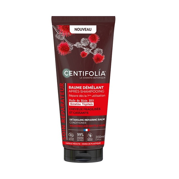 Baume Démêlant Réparateur Bio Après Shampooing – Cheveux Fragilisé & Cassants -200ml- CENTIFOLIA