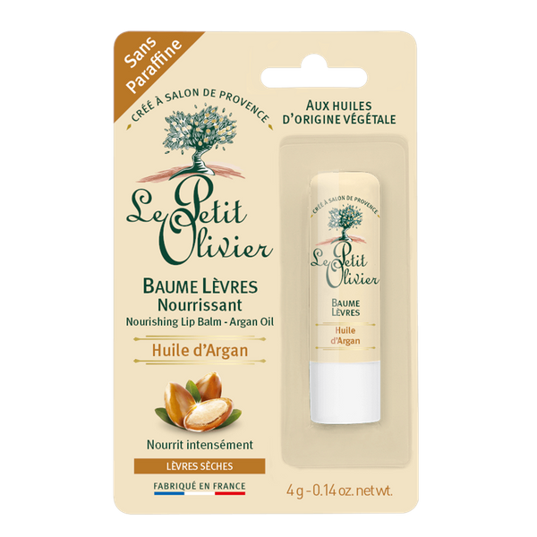 Le Petit Olivier Baume Lèvres Nourrissant à l’Huile d’Argan – Lèvres Sèches – 4g