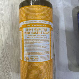 Savon liquide pur de Castille aux agrumes Dr. Bronner&rsquo;s – 946 ml