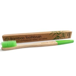 Brosse à Dents en Bambou Biodégradable – Vert – GREEN 724