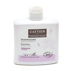 Cattier Shampoing Bio Cheveux Secs à la Moelle de Bambou – 250 ml